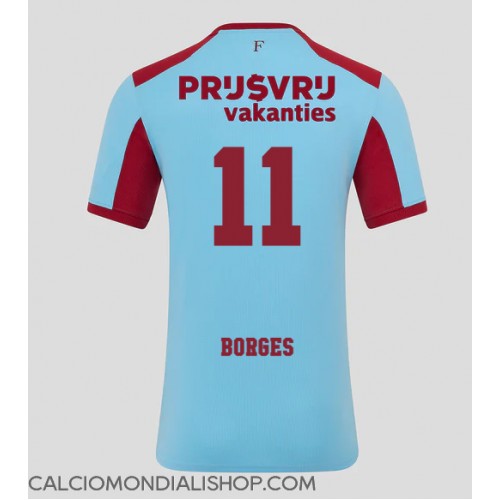 Maglie da calcio Feyenoord Goncalo Borges #11 Terza Maglia 2025-26 Manica Corta